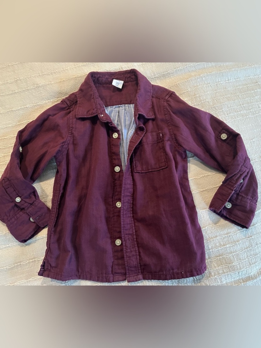 Gap button down boys shirt